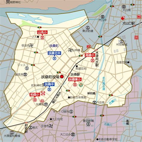 愛知県（扶桑町）地域学区・学校ガイド、不動産住宅情報