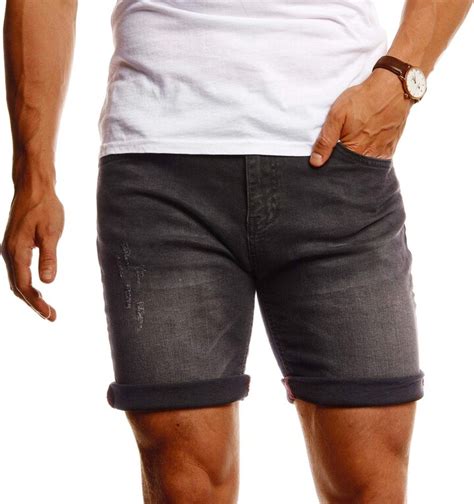 Leif Nelson LN1397 Men S Jeans Shorts ShopStyle