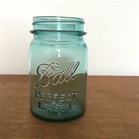 Vintage Ball Perfect Mason Pint Jar 8 Etsy Jar Mason Pint Jars