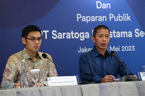 Saratoga Raih Pendapatan Dividen Rp Triliun Pada Semester I