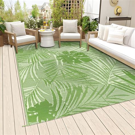 Famibay Tapis D Ext Rieur Imperm Able Pour Jardin Patio Tapis