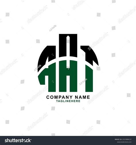 Aat Three Letter Logo Design White Stock Vector (Royalty Free ...