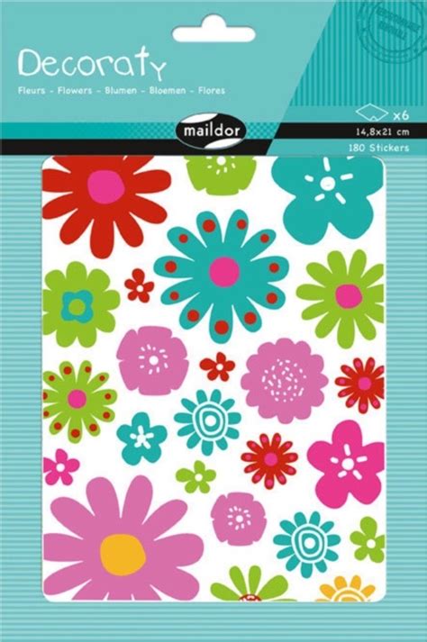 Gommettes Fleurs D Coraty Maildor Mille Et Une Feuilles