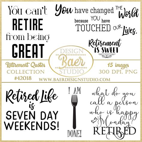 Retirement Quotes, Retirement Word Art, Digital Quotes, Inspirational ...