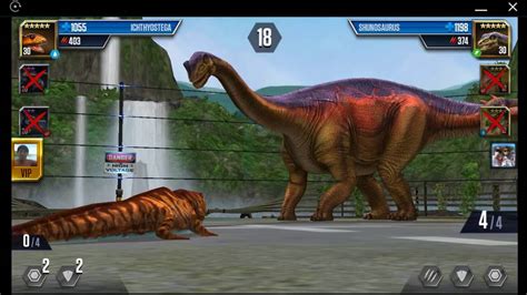 Jurassic World The Game Player Duel Battle 584 PRESTOSUCHUS YouTube