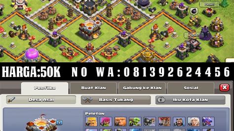 Jual Akun Clash Of Clans Aman Dan Terpercaya Dijamin Murah Meriah