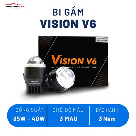 Độ bi led gầm Vision V6 3 0 inch cho xe ô tô Sáng vượt trội lái xe