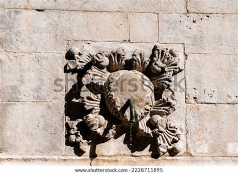 Large Onofrios Fountain Old Town Dubrovnik Stock Photo 2228711895