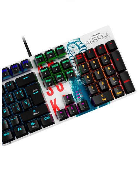 Teclado Alambrico Primus Ballista T Star Wars Ahsoka Tano Gameplanet