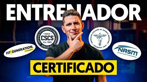 C Mo Ser Entrenador Personal Certificado En Youtube