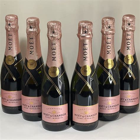 Moët Et Chandon Rosé Imperial Champagne Rosé 6 Half Bottles 0