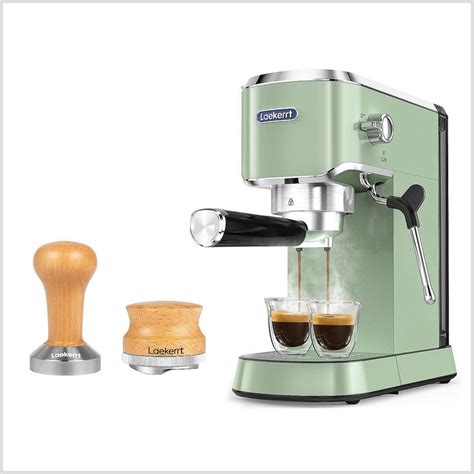 Laekerrt 20 Bar Espresso Machine with Milk Steamer and Frother Wand ...