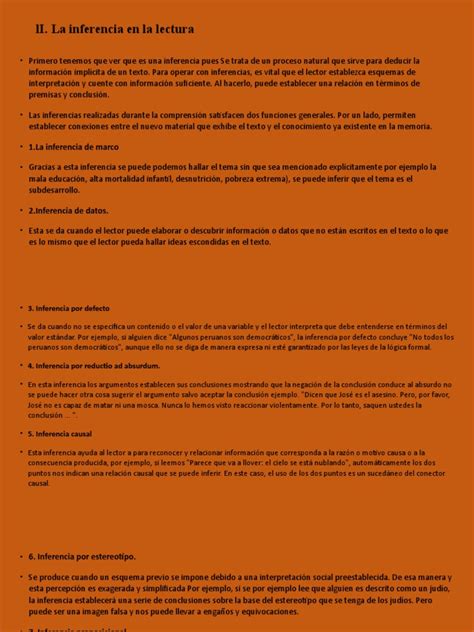 La Inferencia Pdf Inferencia Cognición