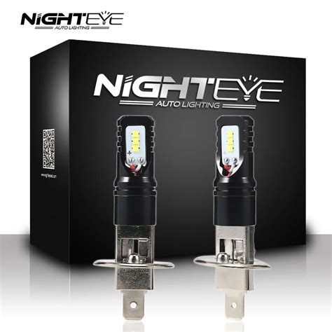 Nighteye W H Led Bulbs For Cars Daytime Driving Fog Lights Csp Chip