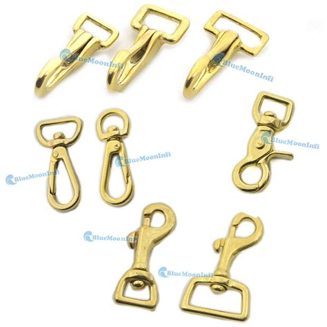 2 PCS Brass Trigger Snap Swivel Clip Hardware Hook Use For Purse