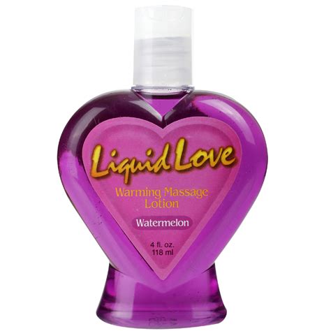 Liquid Love Flavored Warming Massage Lotion Oil Lubricant Lube