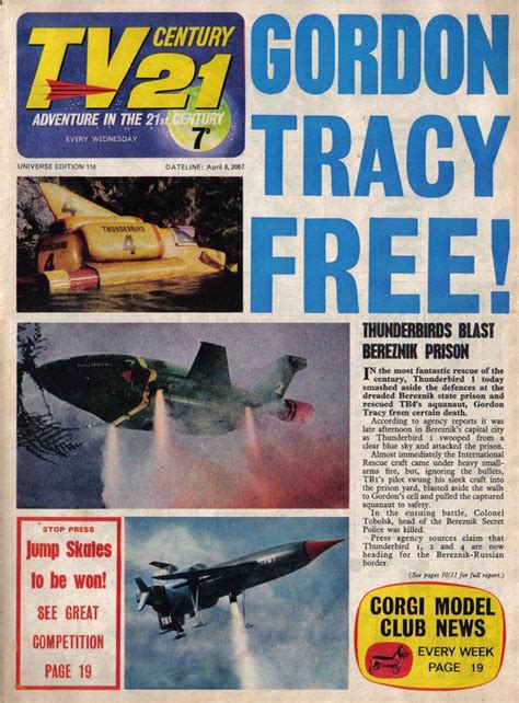Tv Century 21 116 April 8th 1967 Tv Show Genres Ts For