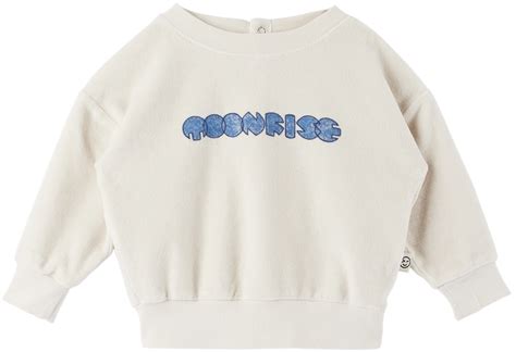 Baby Off White Moonrise Sweatshirt By Wynken On Sale