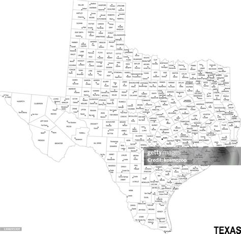 Outline Map Of Texas High Res Vector Graphic Getty Images