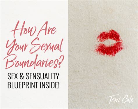 How Are Your Sexual Boundaries Sex Sensuality Blueprint Inside