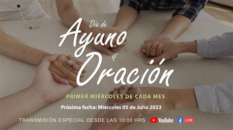 Dia de Ayuno y Oración Julio 2023 Menap