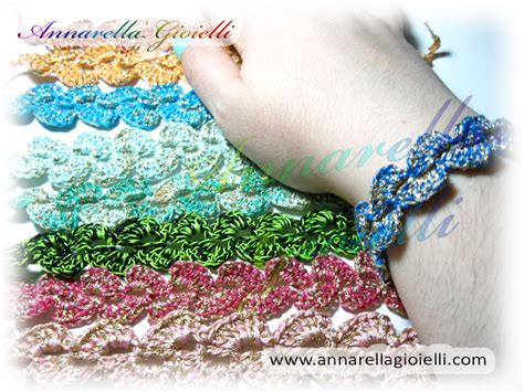 Annarella Gioielli Tutorial Uncinetto Bracciali Per L Estate