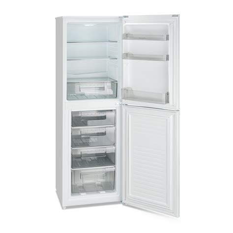 Montpellier MS175W 50 50 Static Fridge Freezer In White Montpellier