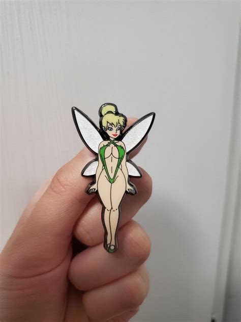 Sexy Tinkerbell Fantasy Pin Naughty Fairy In Swimsuit Etsy Uk