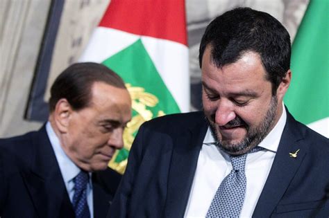 Salvini Candida Berlusconi Presidente Della Repubblica E Apre A Draghi