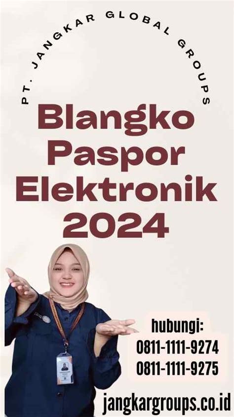 Blangko Paspor Elektronik Jangkar Global Groups