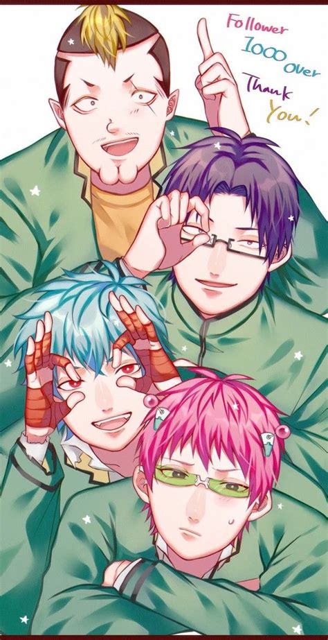 Psi Nan I M Sick Cartoon Man Saiki Fanarts Anime Gorgeous Art