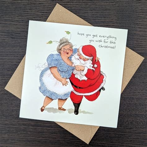 Sexy Christmas Card Etsy