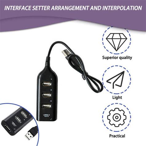 Buy Fu Ling 4 Ports High Speed Hubs Hi Speed 4 Port Usb 20 Multi Hub