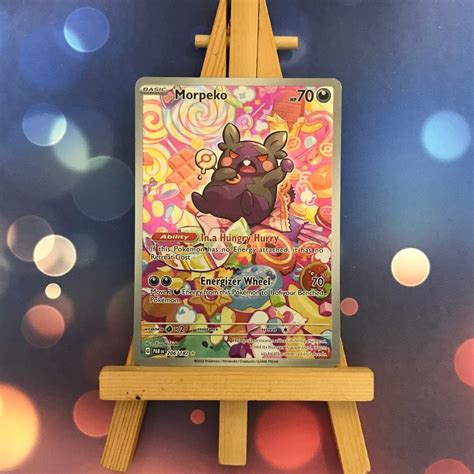 Pokemon Morpeko 206 182 Photo Card Genuine English Illustration