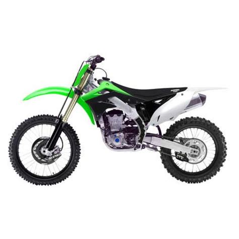 Acerbis X Grip Frame Guards Kawasaki Kx F Silver Black Mx Canada