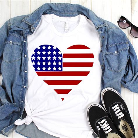 Flag Svg, Flag Heart Svg, USA Flag Svg, American Flag Svg, American ...