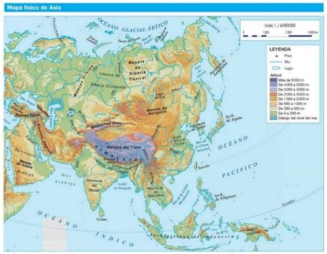 Ríos De Asia Más Importantes Con Mapa Map Asia World Map