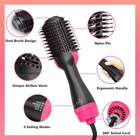 Hair Dryer Brush Blow Dryer Brush In One Multi Function Hair Dryer And