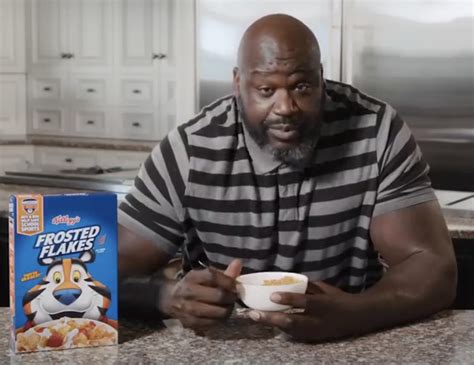 Shaq holding bowl of Kellogg’s Frosted Flakes : r/ShaqHoldingThings