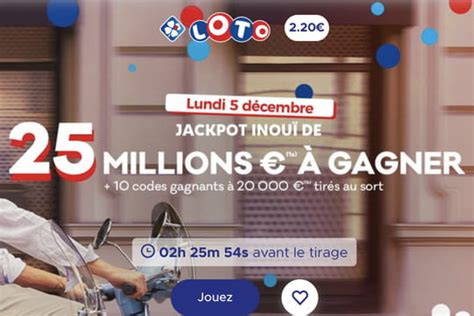 R Sultat Du Loto Fdj Le Tirage Du Lundi D Cembre En Ligne