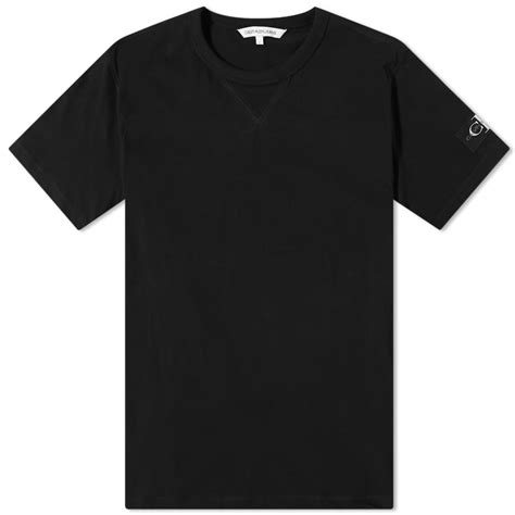 Calvin Klein Monogram Sleeve Badge Tee Ck Black End Jp