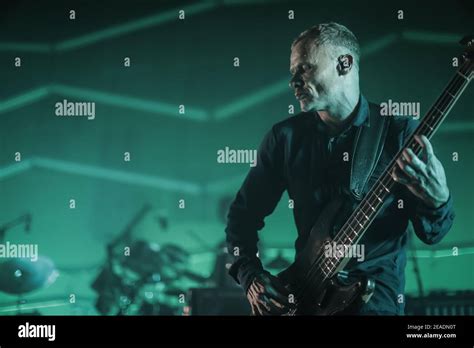 Red Hot Chilli Peppers Bassist Flea On Stage As Part Of Atoms For Peace Live On Stage At The