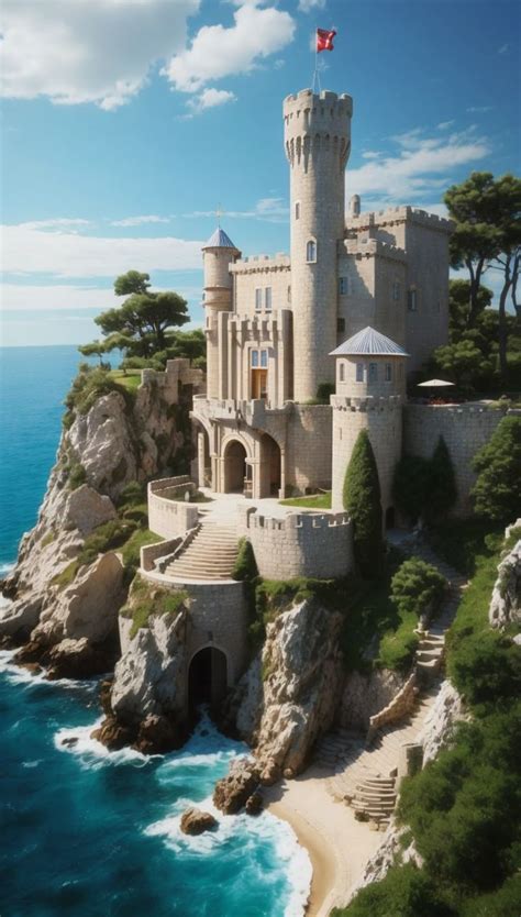 It Is A Castle Located Close To The Ocean It Is Incredibly Large