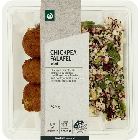 Woolworths Chickpea Falafel Salad 290g Woolworths