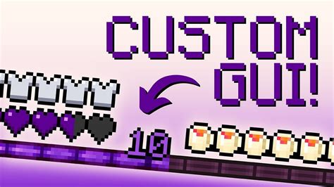 How To Make A Custom Gui In Minecraft Youtube