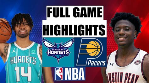 Indiana Pacers Vs Charlotte Hornets Full Game Highlight January