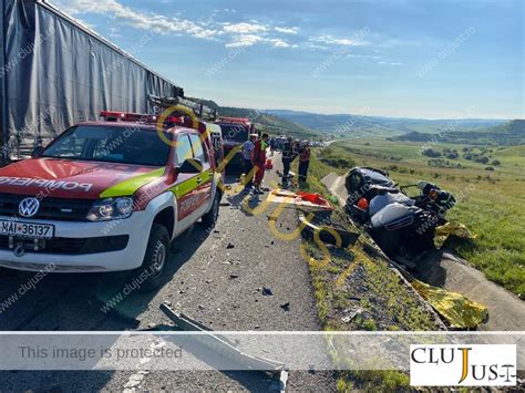 Accident cumplit pe centura Vâlcele Apahida între un TIR și un