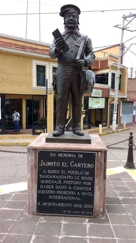 Fileraúl Chato Padilla Jaimito El Cartero Statue In Mexico