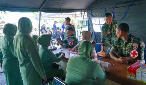 30 Tahun Pengabdian AKABRI 94 Gelar Bakti Sosial Di Kodim 1022 Tanbu