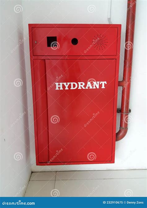 Red Hydrant Box Stock Image Image Of Protection Firefighter 232910675